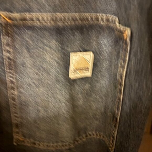 Gap Workforce Denim Trench LARGE - Picture 4 of 7